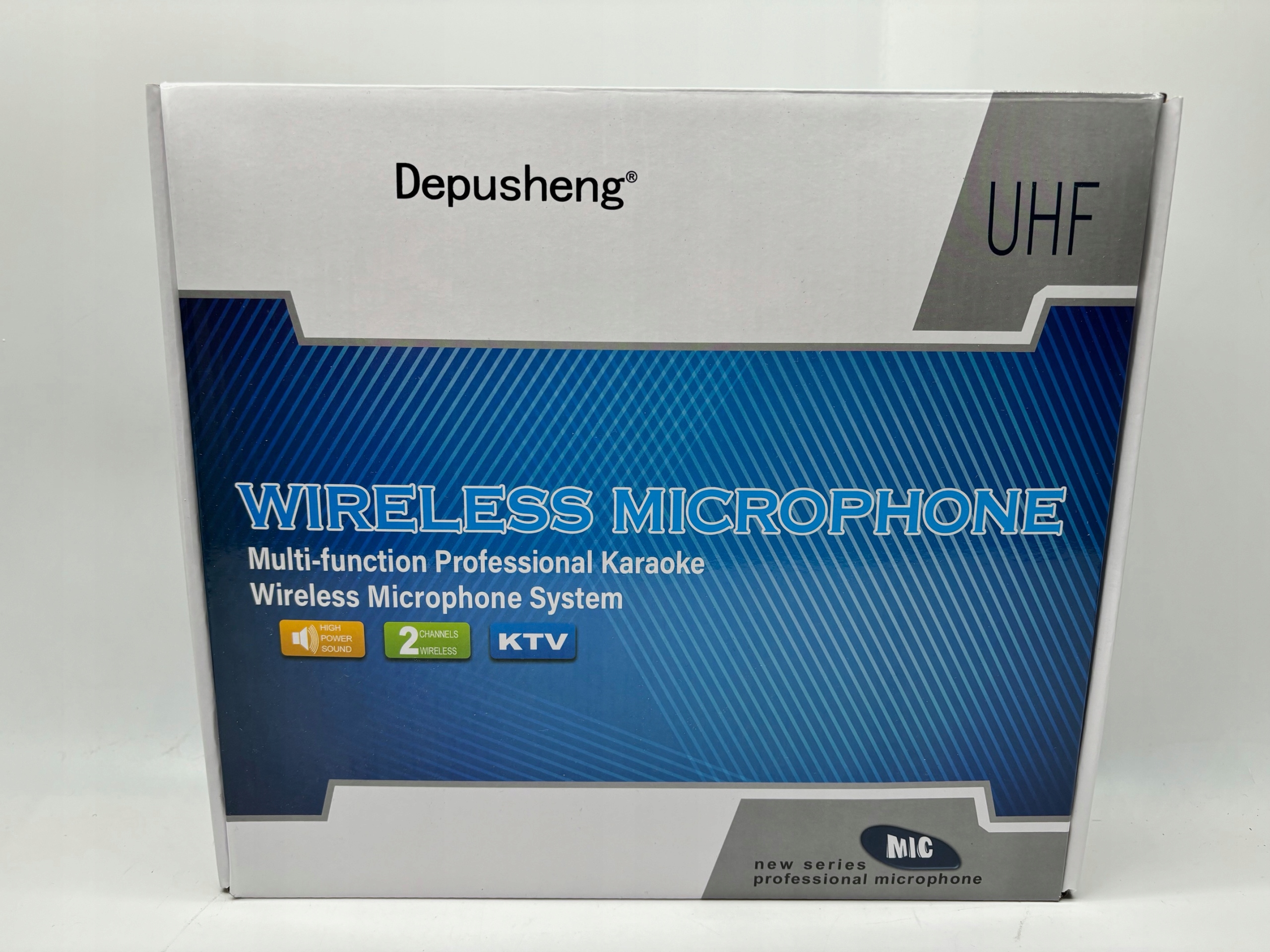 Zestaw Karaoke stacja + 2 bezprzewodowe mikrofony DEPUSHENG DR20 Typ mikrofonu do ręki