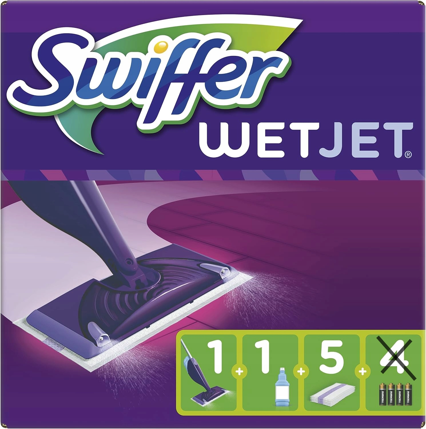 Levně Plochý mop Swiffer wetjet