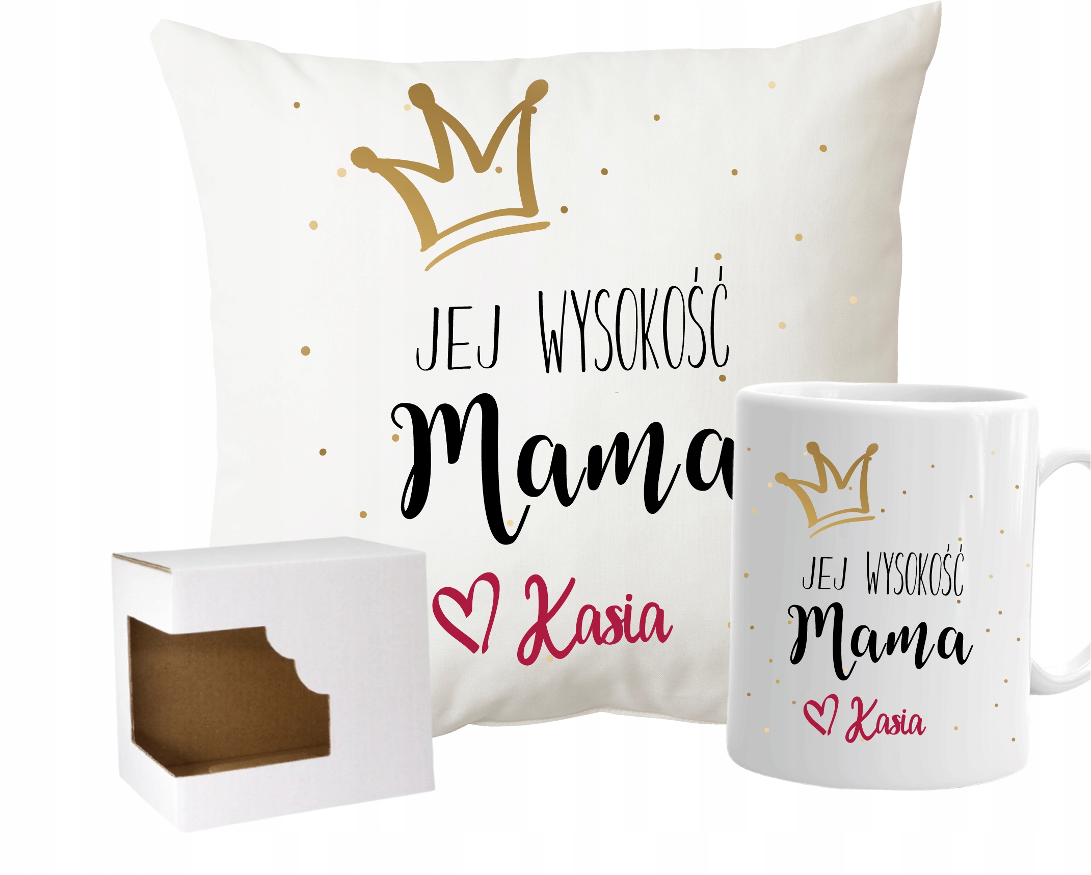 

Kubek Poduszka dla Mamy na Dzień Mamy imię