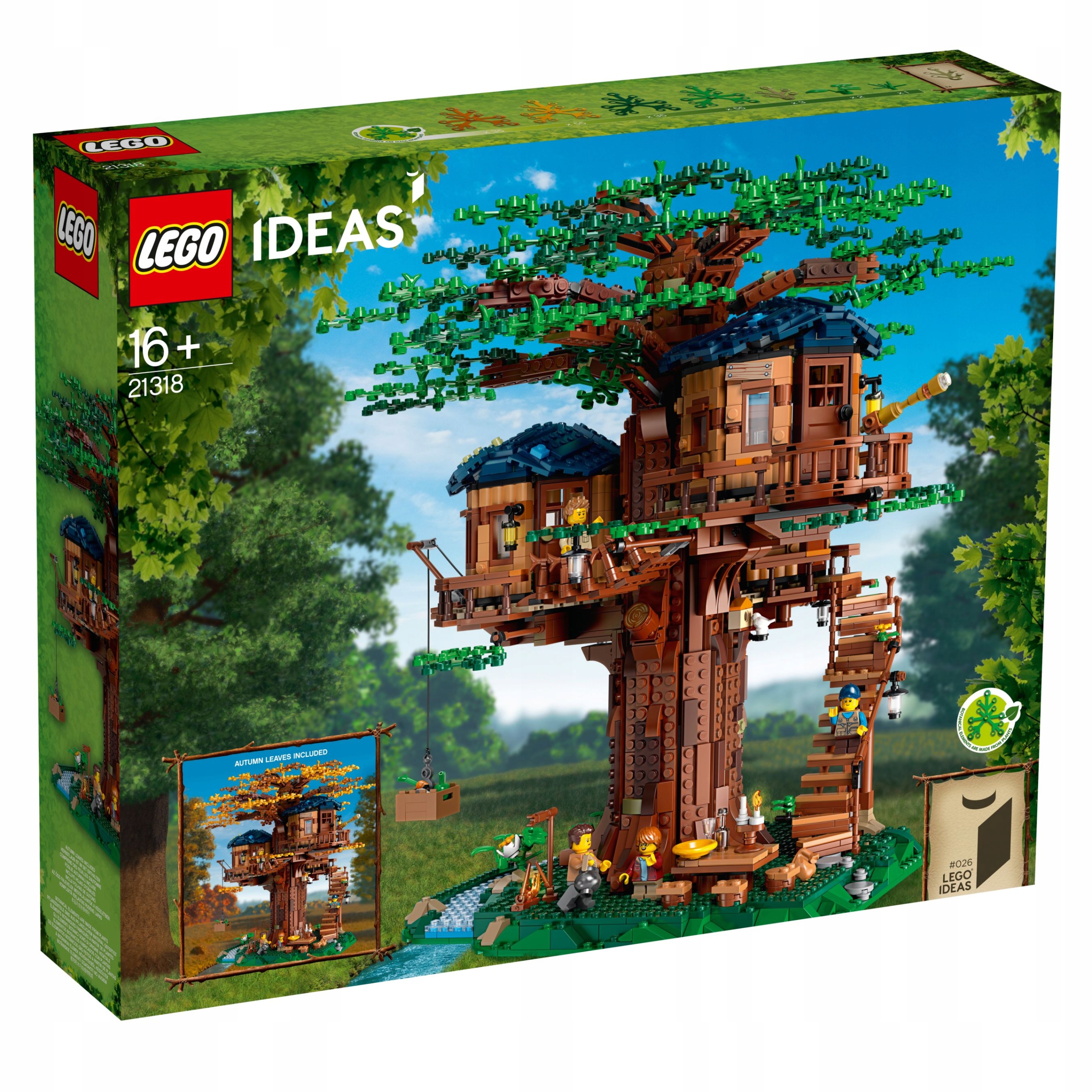 LEGO IDEAS 21318 - DOMEK NA DRZEWIE - NOWY ZESTAW