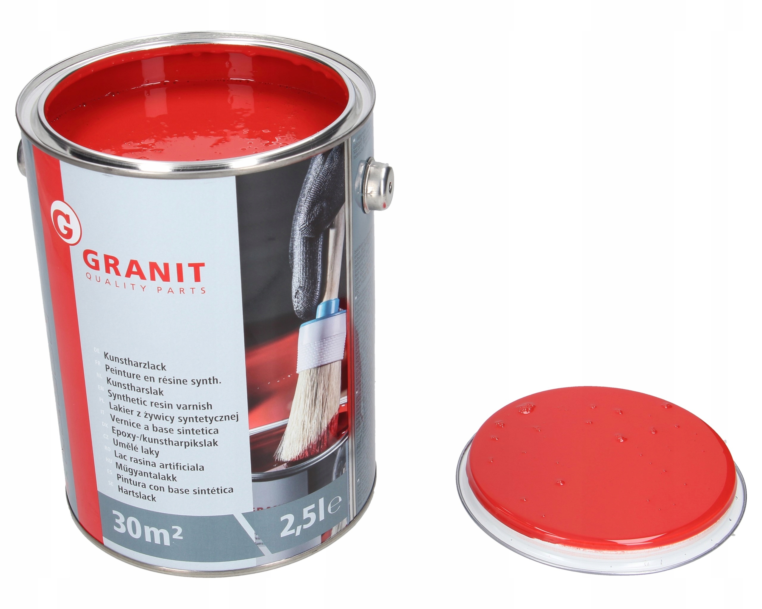 lak, barva Bolzoni červená 1l Wilckens Granit