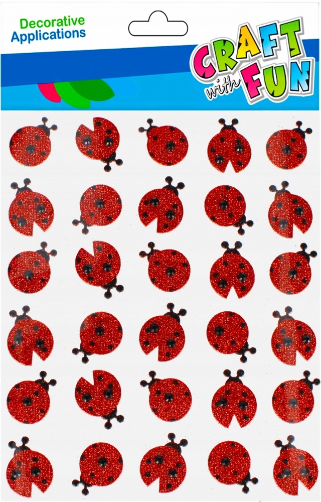 

Naklejki nalepki Brokatowe Biedronki 4578