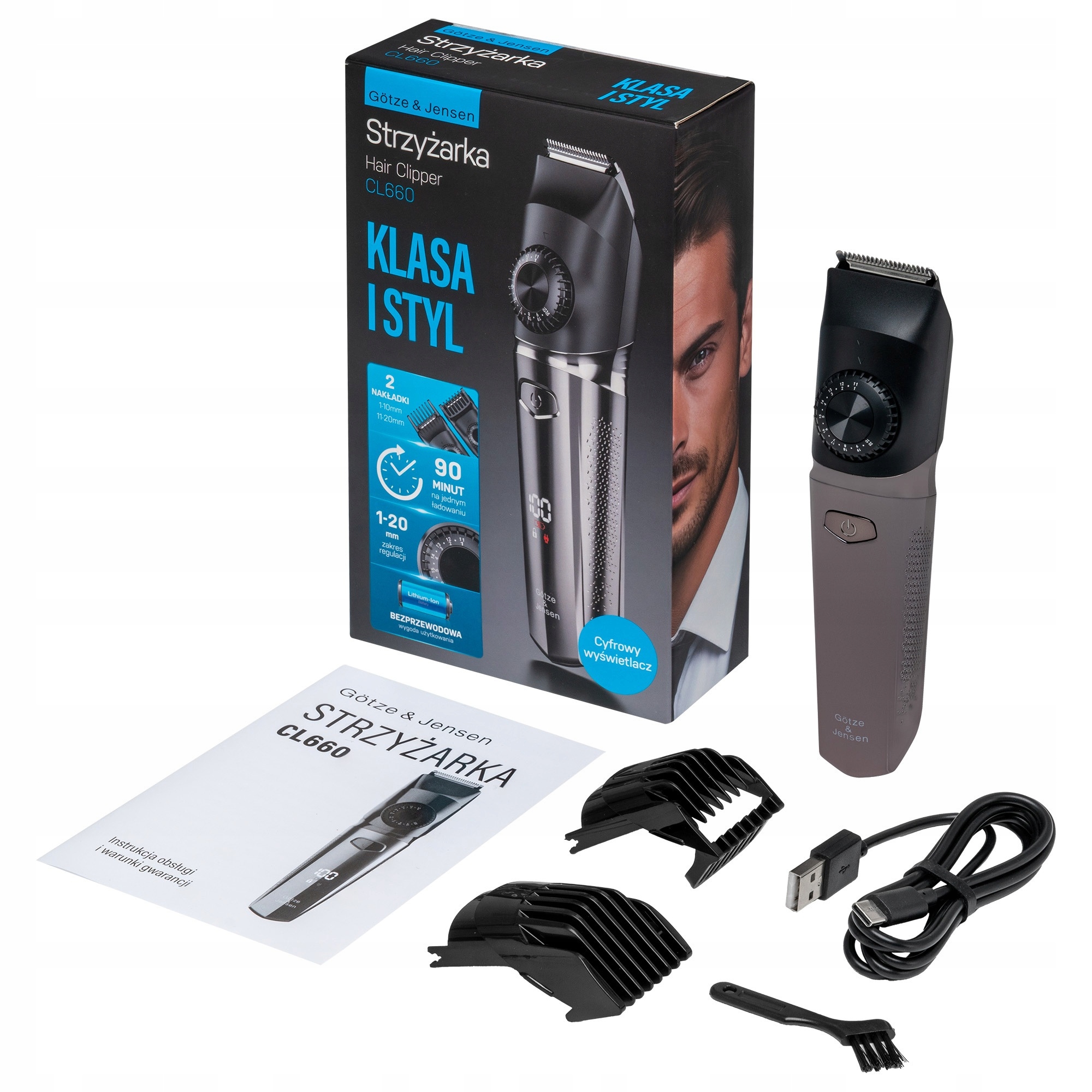 Strzyżarka do włosów Götze & Jensen CL660 Led