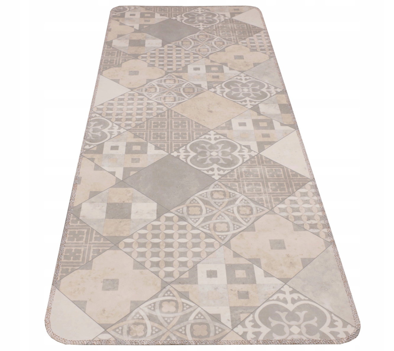 Kuchyňská podložka 63x300 Pvc koberec běhoun patchwork voděodolná snadné čištění