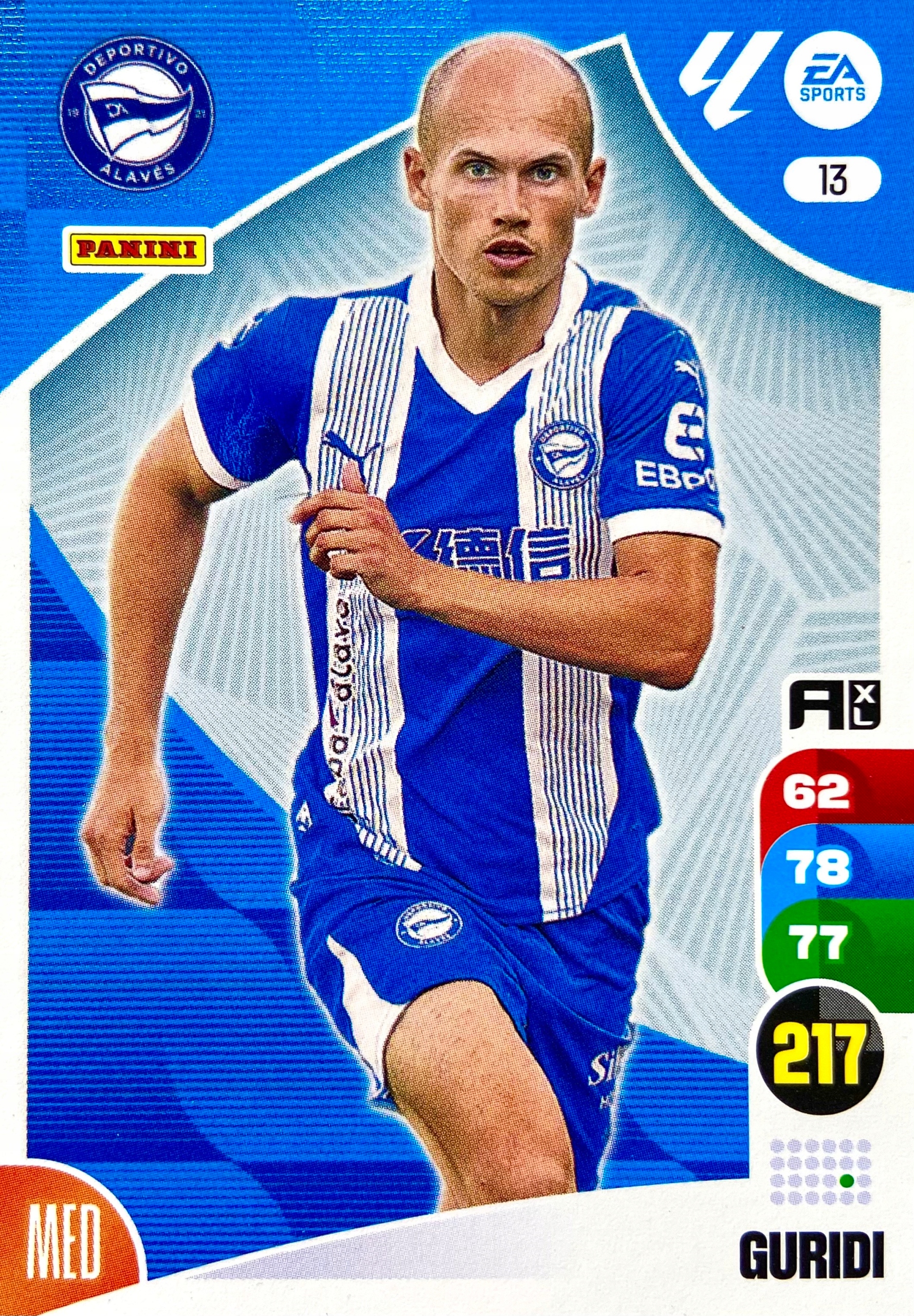 Panini La Liga 2024-25 2025 Base 13 Guridi Deportivo Alaves