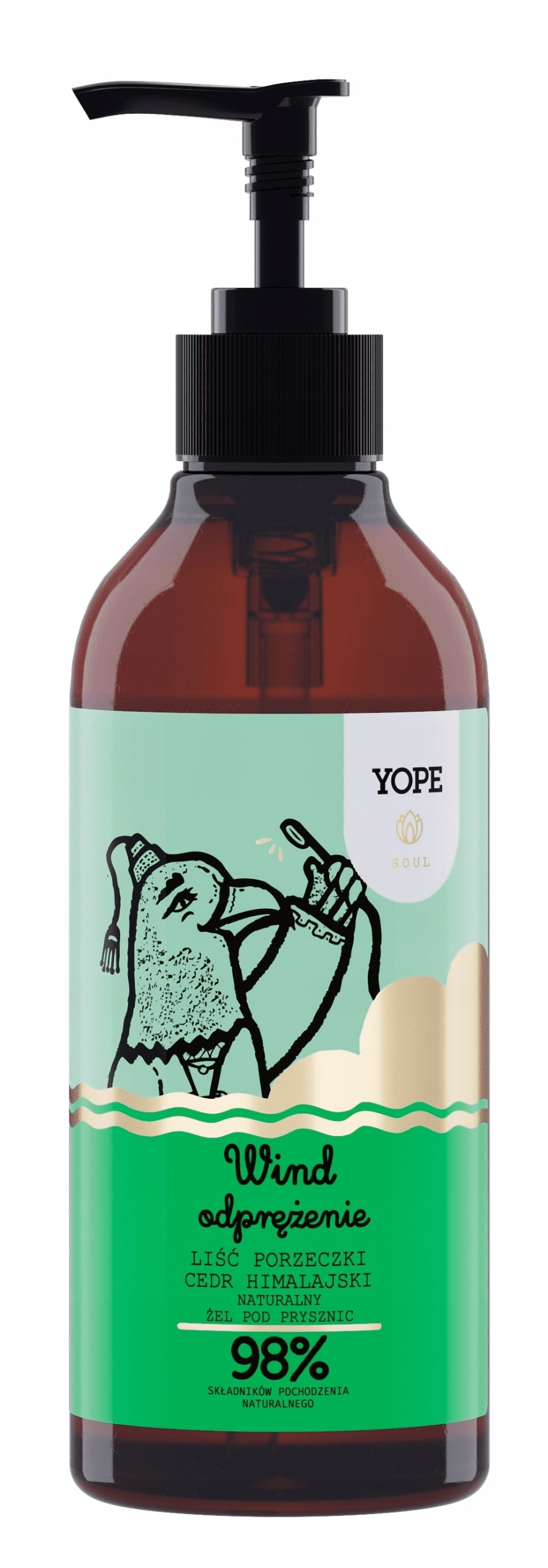 YOPE SOUL ŻEL POD PRYSZNIC 400ML WIND