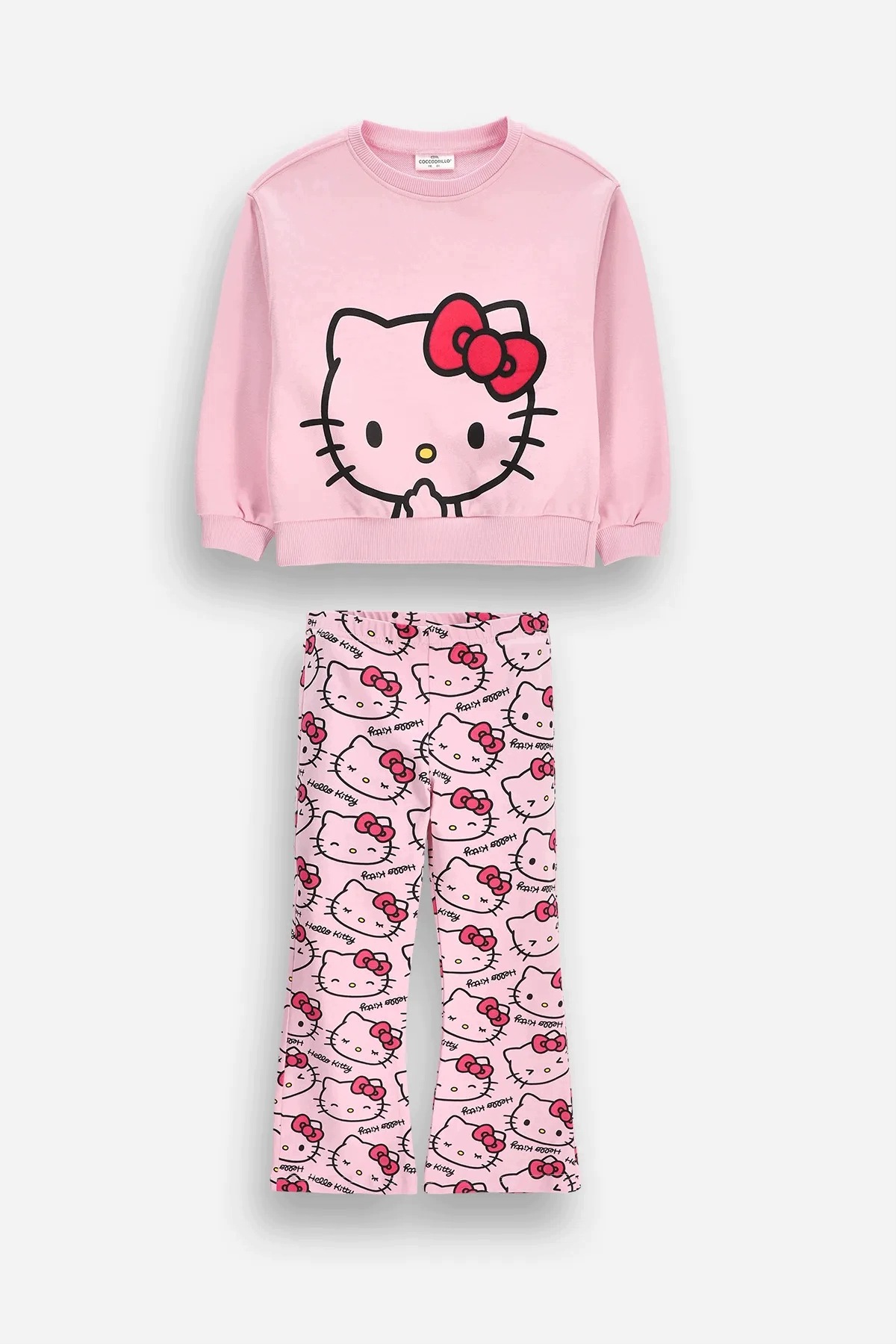 Komplet Dresowy Dla Dziewczynki Hello Kitty Różowy 122 Coccodrillo ZC6
