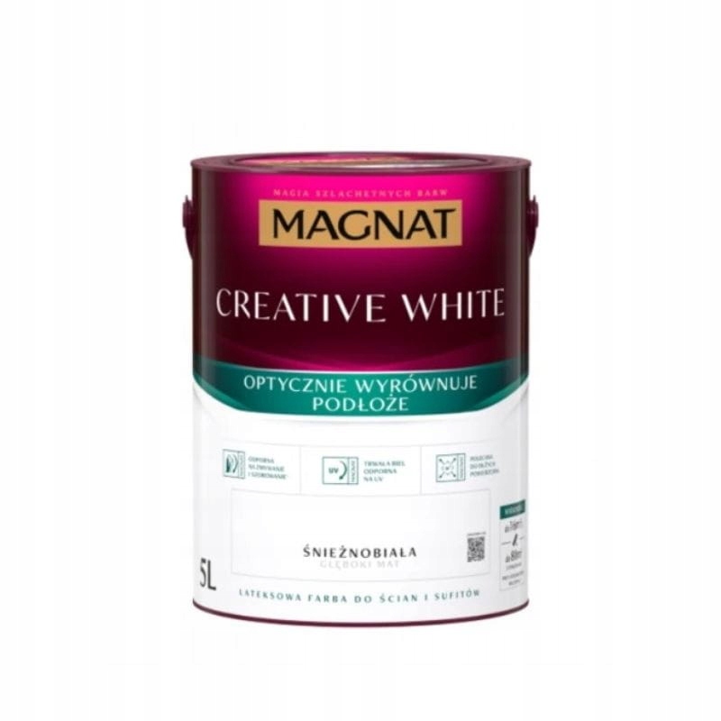 Barva na stěny Magnat Creative White 5 l bílá