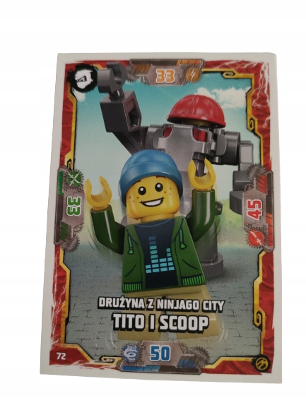 Karta Lego Ninjago Seria 7 Numer 072