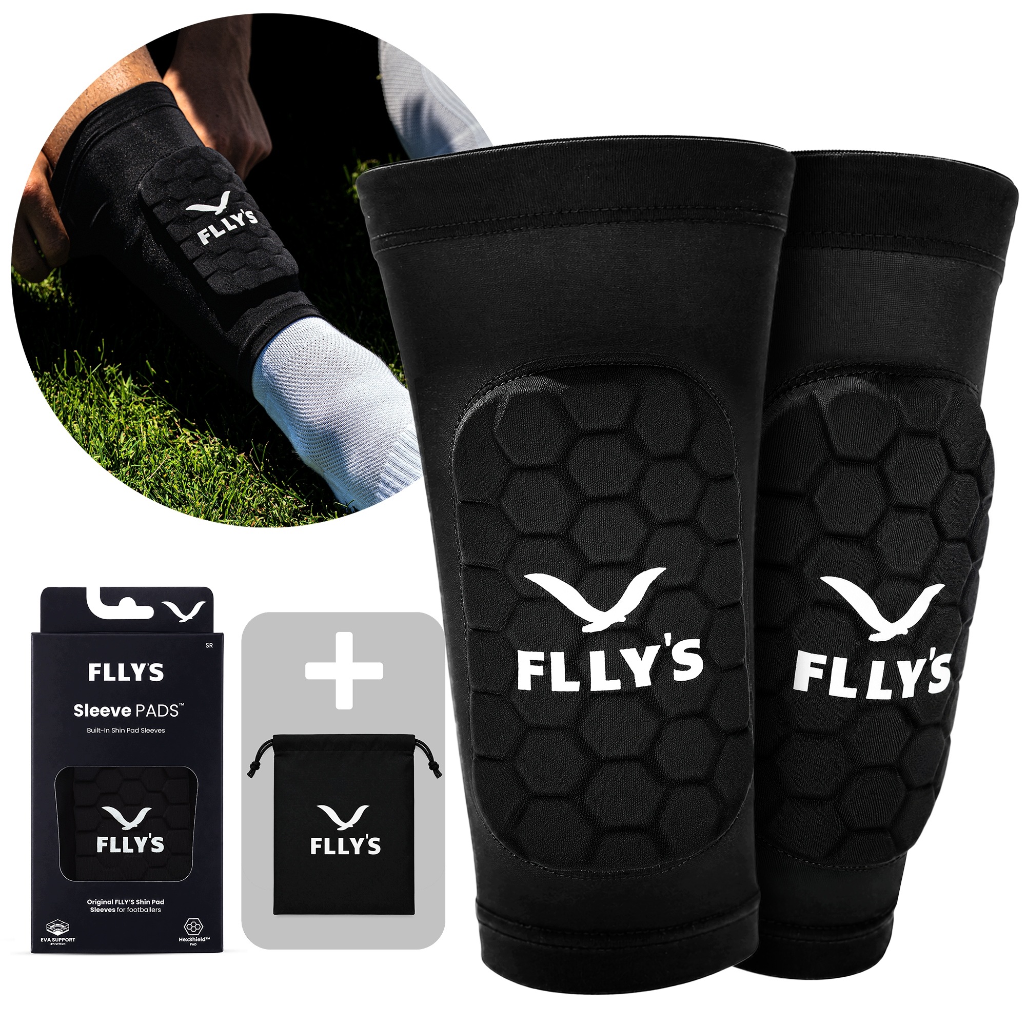 Innowacyjne wbudowane ochraniacze 3w1 Flyys Sleeve Pads rSENIOR
