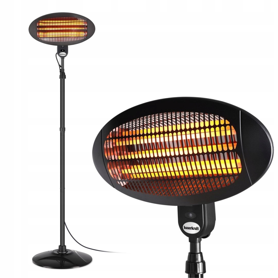 Elektrický terasový ohrievač 2000 W Bauerkraft Žiarič