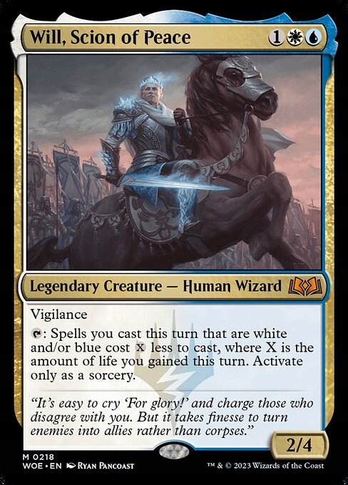MtG: Will, Scion of Peace (V.2) (woe) *foil*