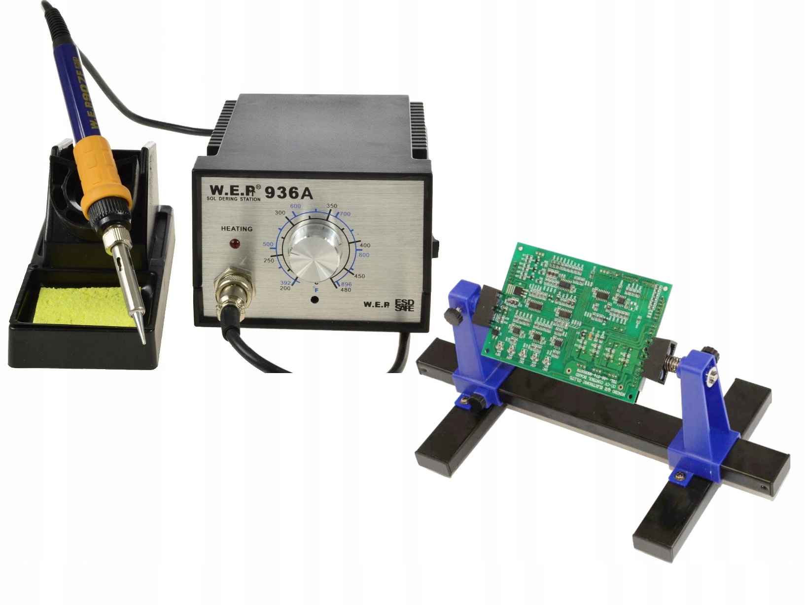 

Stacja Lutownicza Wep 936A 75W +Uchwyt montaż Pcb