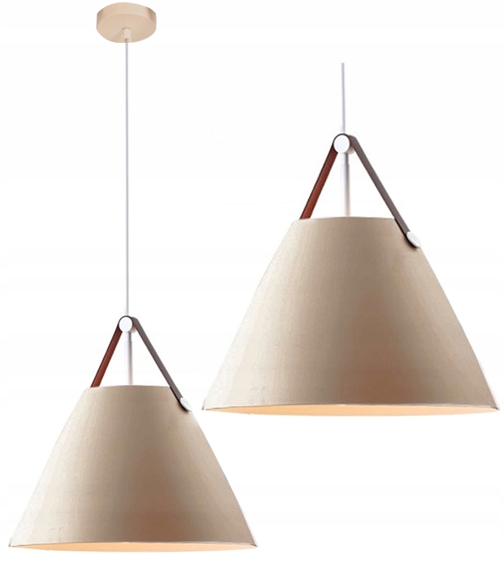 Lampa Wisząca Duża Nowoczesna Buffo E27 Cappuccino