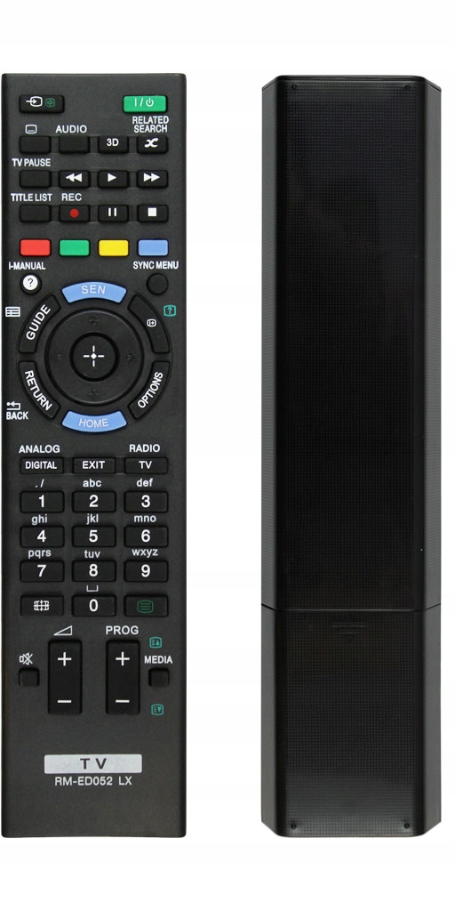 Pilot do Sony RM-ED052 do TV LCD Bravia 3D Marka Sony