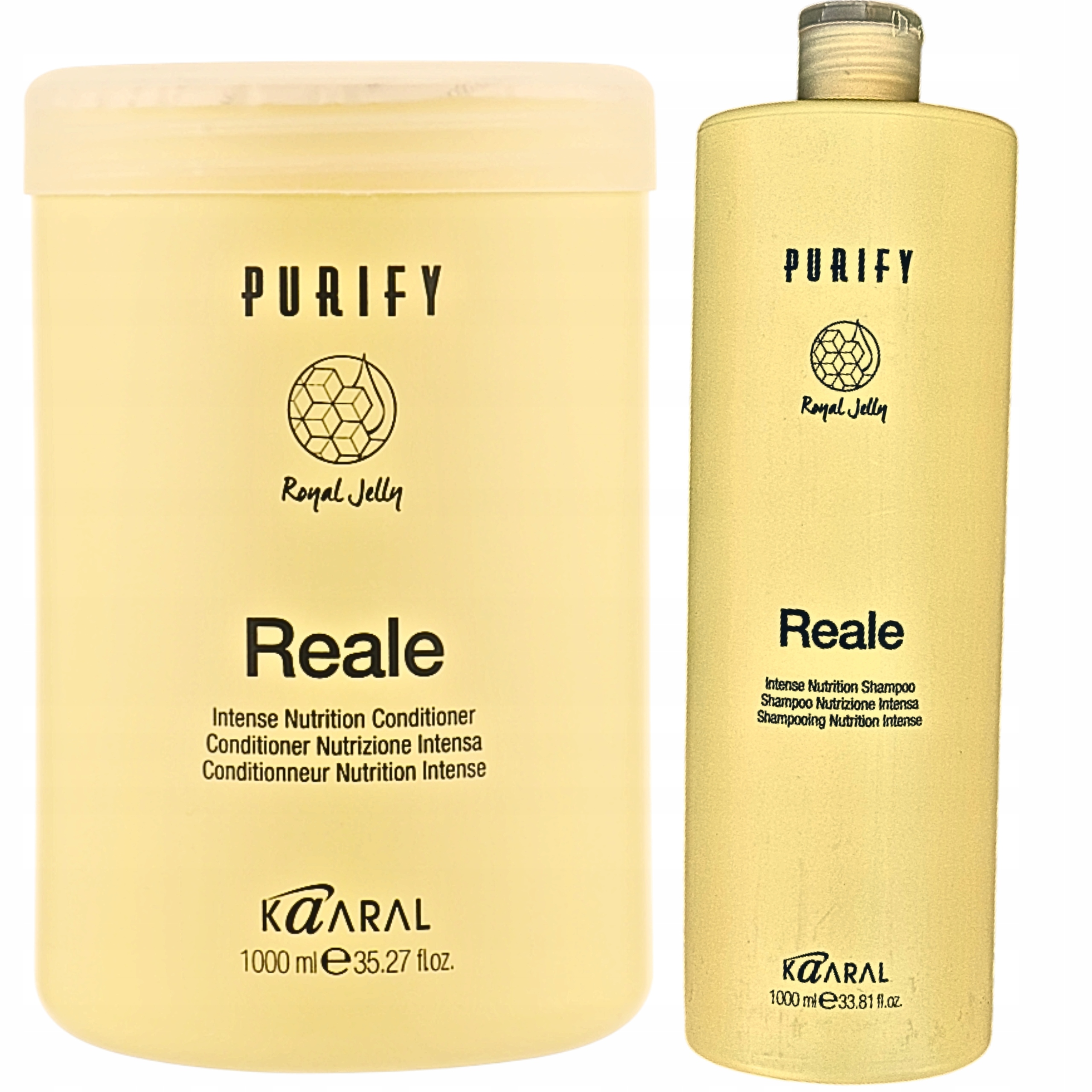 Sada Kaaral Reale: Hloubkově vyživuje a regeneruje vlasy Šampon Maska 2 L