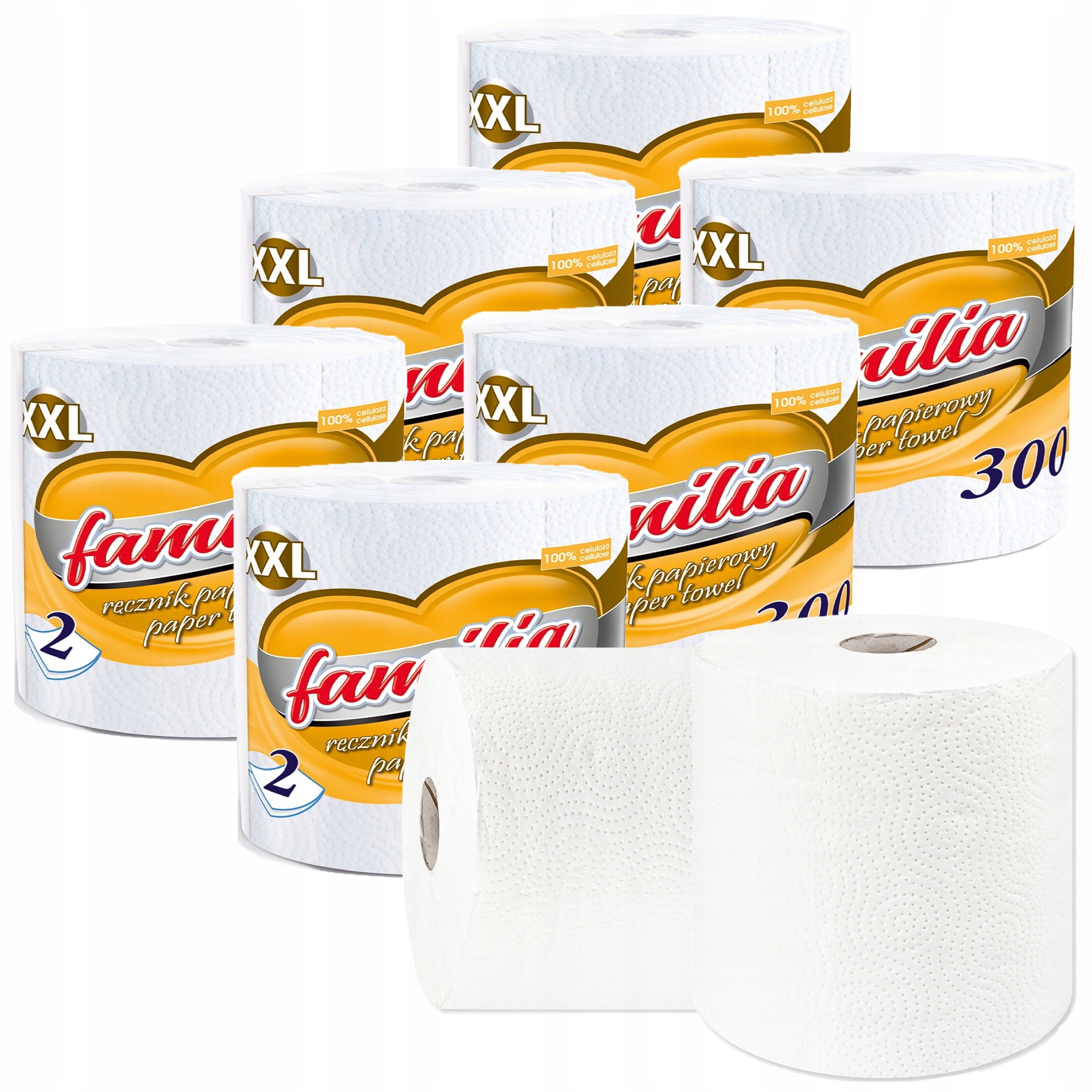 

Familia Ręcznik Papierowy 2-war 300 list Mocny x 6