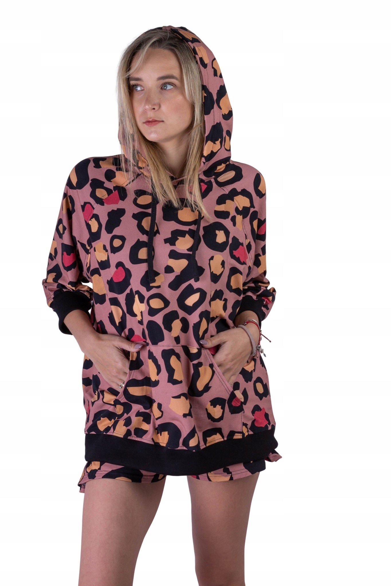 Teplákovka dámská mikina a šortky Panterka Dámský komplet