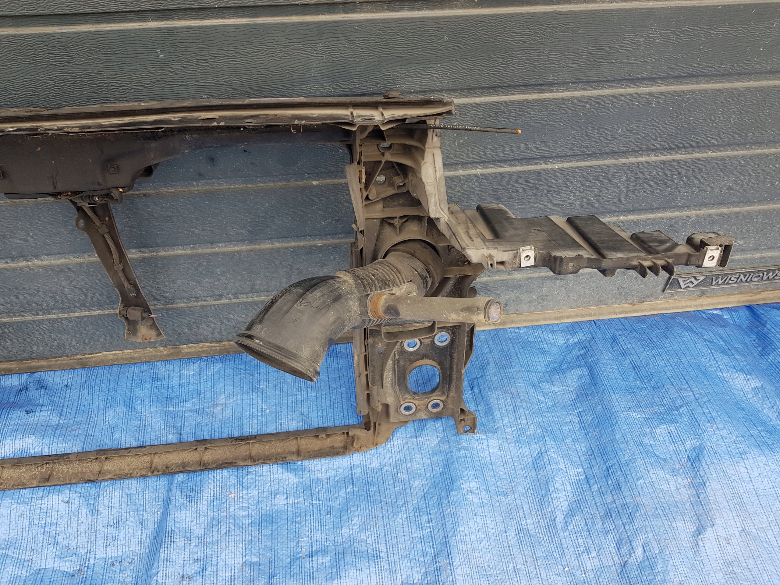 support panel for radiators pillar VW VOLKSWAGEN TOUAREG 7L