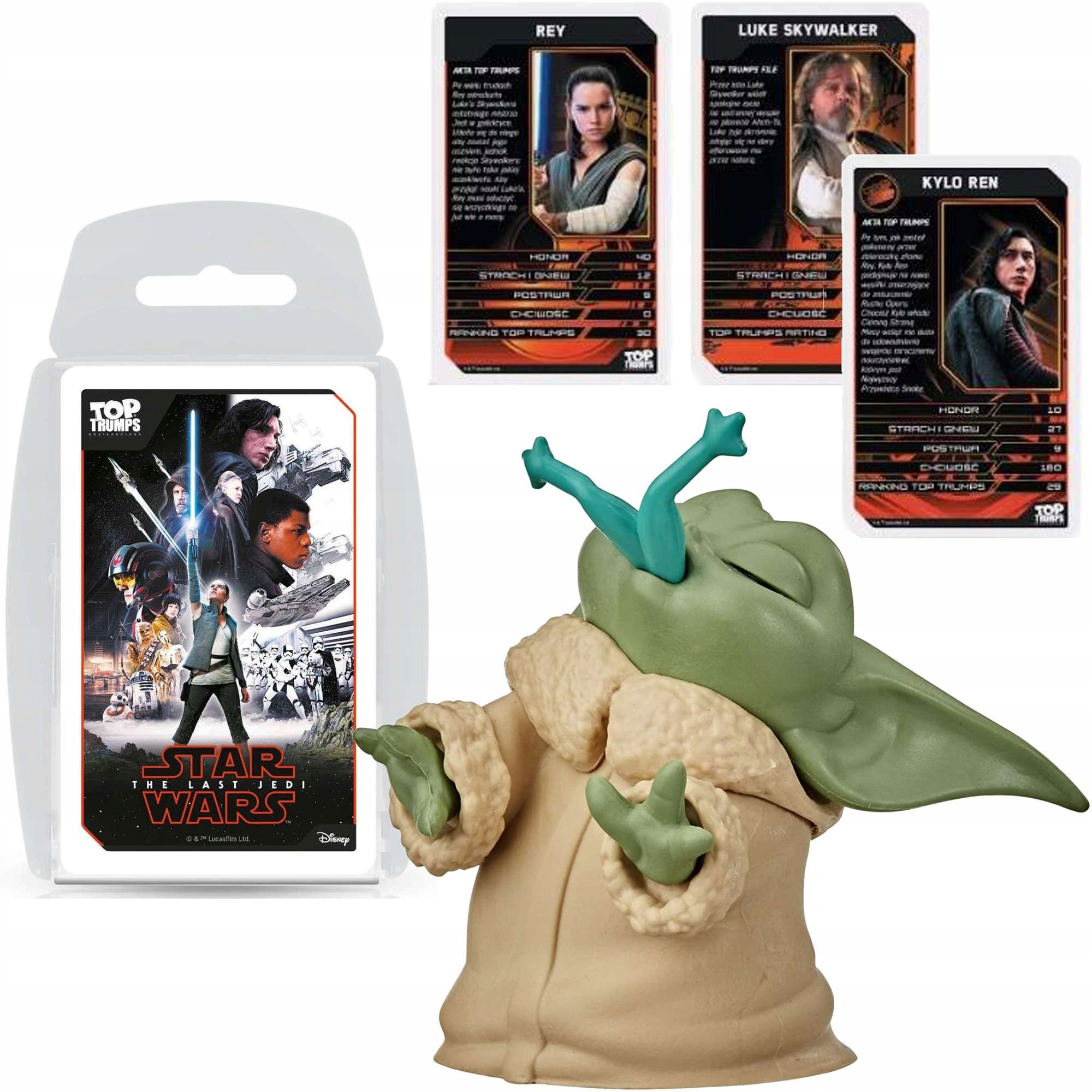 

Zestaw Star Wars Baby Yoda Gra Karciana Top Trumps