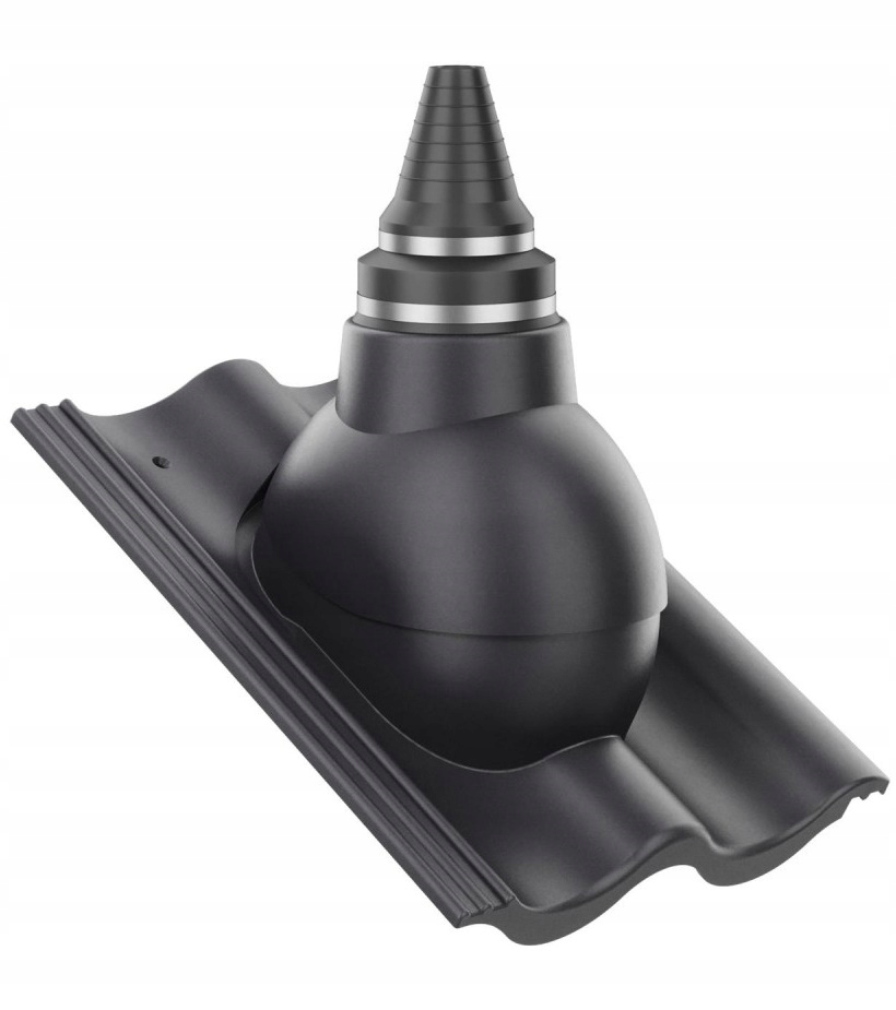 Anténní Průchod Střešní Taška Braas Keltská Grafit