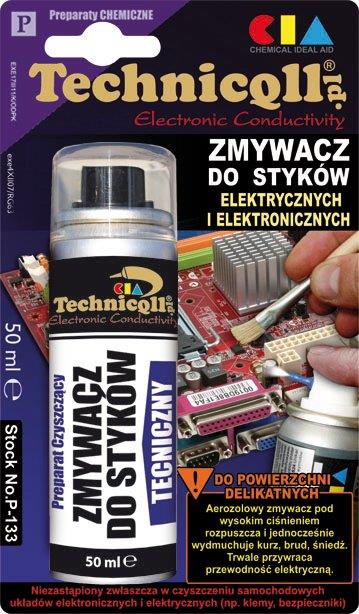 

Zmywacz do styków, powierzchni delikatnych 50ml