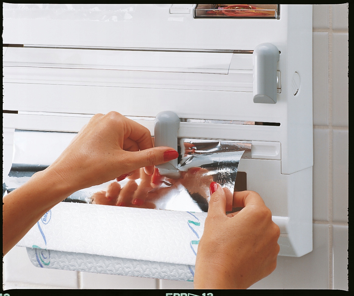 Organizer kuchenny 3w1 RĘCZNIK PAPIEROWY I FOLIA Marka Leifheit