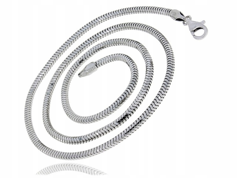 Łańcuszek srebro żmijka snake (300) ml123 -60 cm
