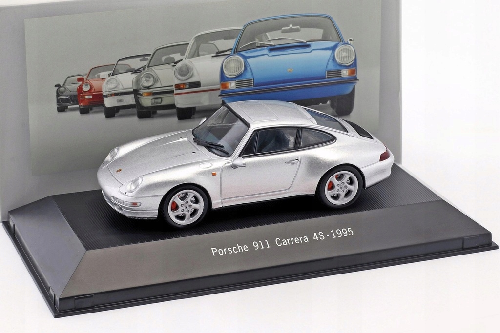 Porsche 911 Carrera 4S 1995 Silver Atlas 1:43