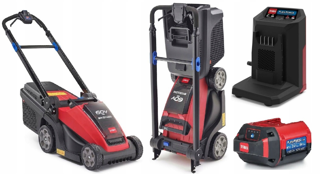 Bardzo Mocna Toro 36CM 60V Kosiarka Akumulatorowa 600W 40l elektryczna
