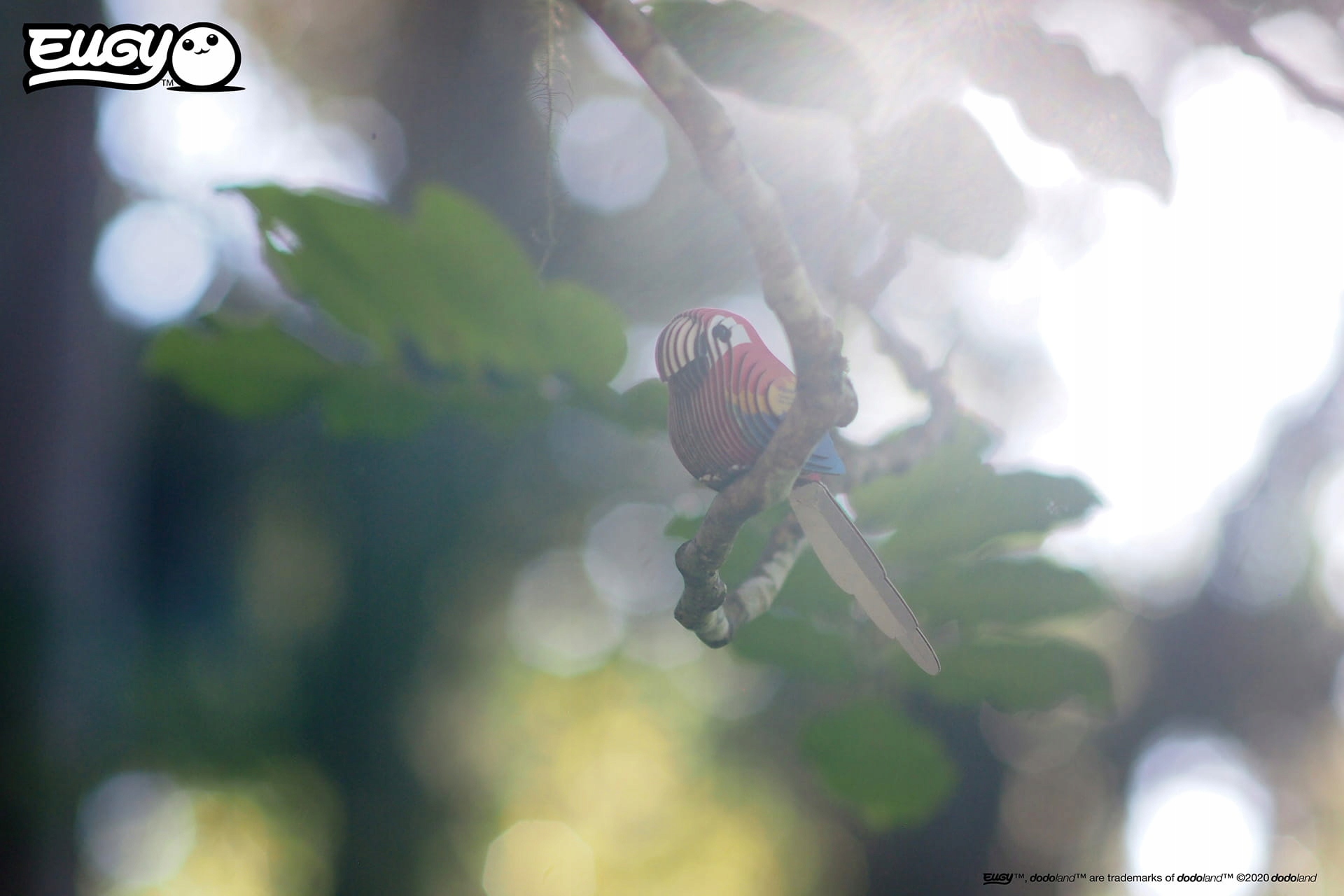 PAPUGA EKO UKŁADANKA PUZZLE 3D EUGY Liczba elementów 25