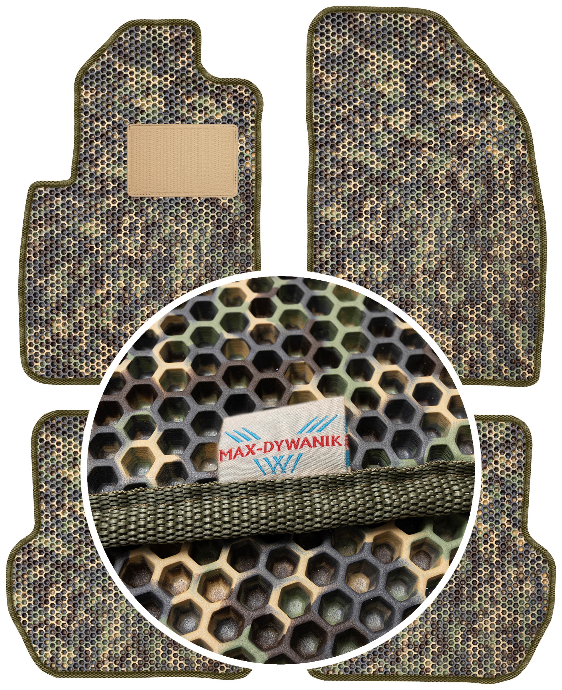 Ford Fiesta MK5 2005-2008 Gumové rohože do auta Eva Moro