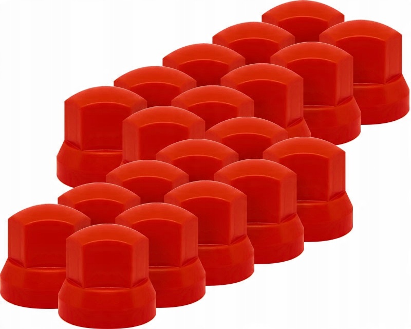 

Osłonka Szpilki 33 MM Czerwona Niska Zestaw 20 Szt