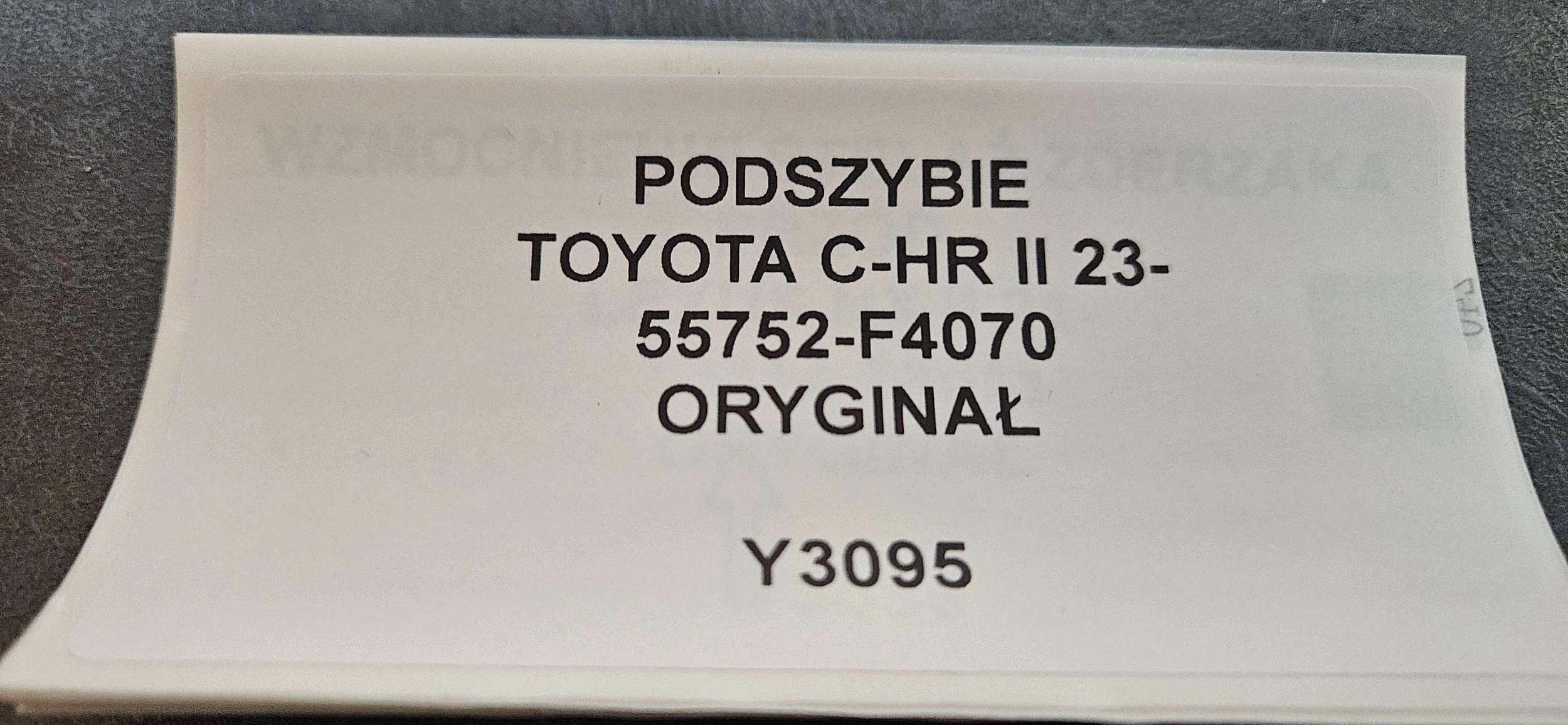 torpedo front Toyota C-HR II 55752F4070