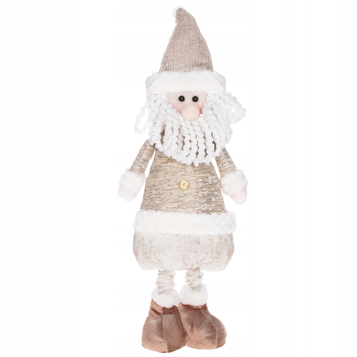 MIKOŁAJ FIGURKA KRASNAL OZDOBA ŚWIĄTECZNA TELESKOPOWE NOGI PREZENT 80cm Szerokość produktu 25 cm