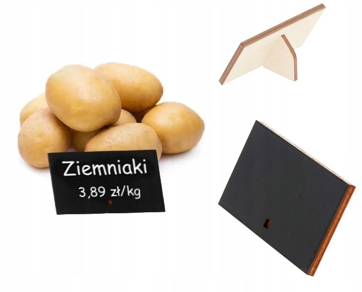 CENÓWKA SKLEPOWA TABLICZKA KREDOWA Etykieta 90 mm