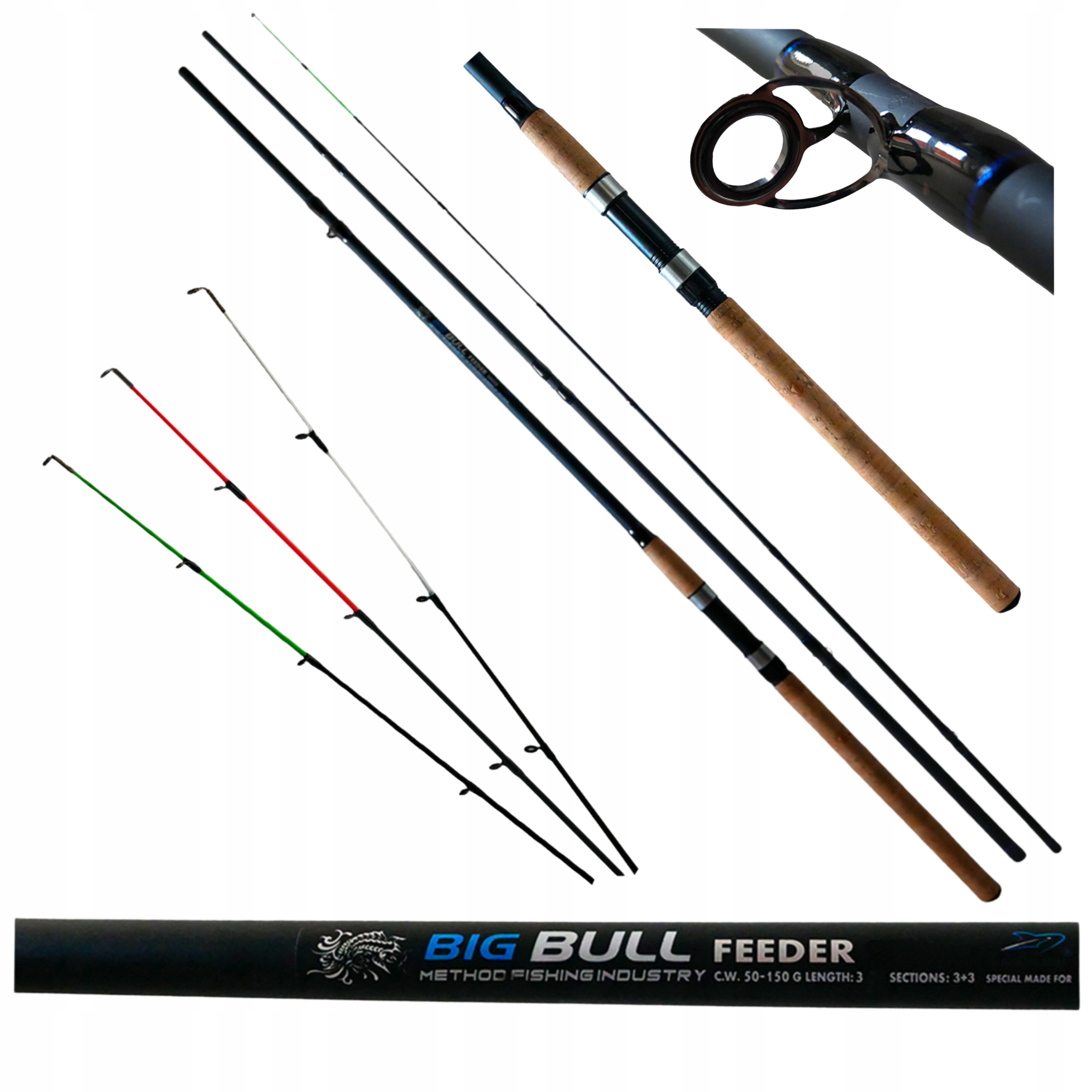 Wędka Method Feeder 300 50 150G Do Łowienia Na Jeziorach I Rzekach Big Bull