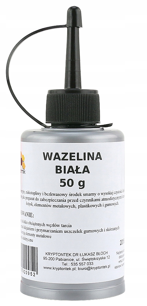 

Wazelina Biała Techniczna 50g Oliwiarka Smarowanie