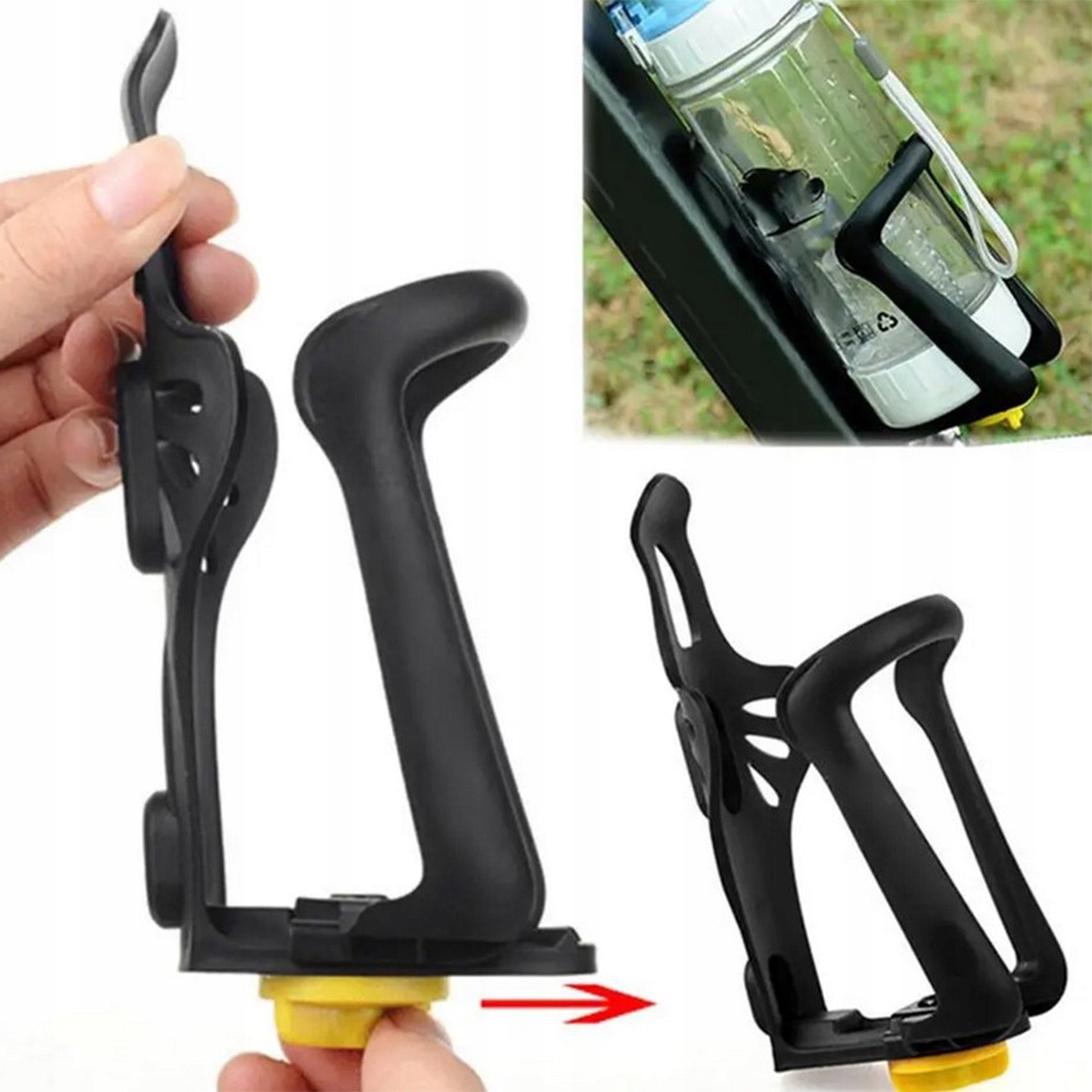 UCHWYT KOSZYK BUTELKĘ NA BIDON ROWER WÓZEK KOSIARKĘ UNIWERSALNY REGULOWANY Model 6001879