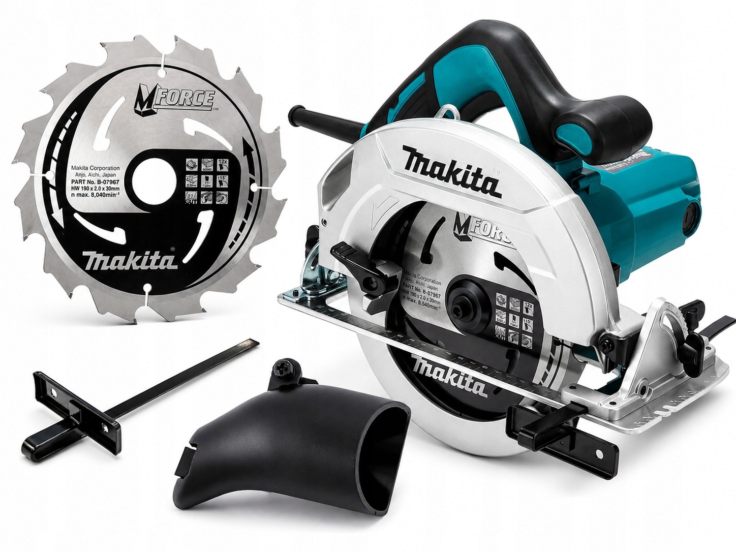 Makita HS7611 Duża Mocna Pilarka Tarczowa 190mm 1600W Dystrybucja Pl