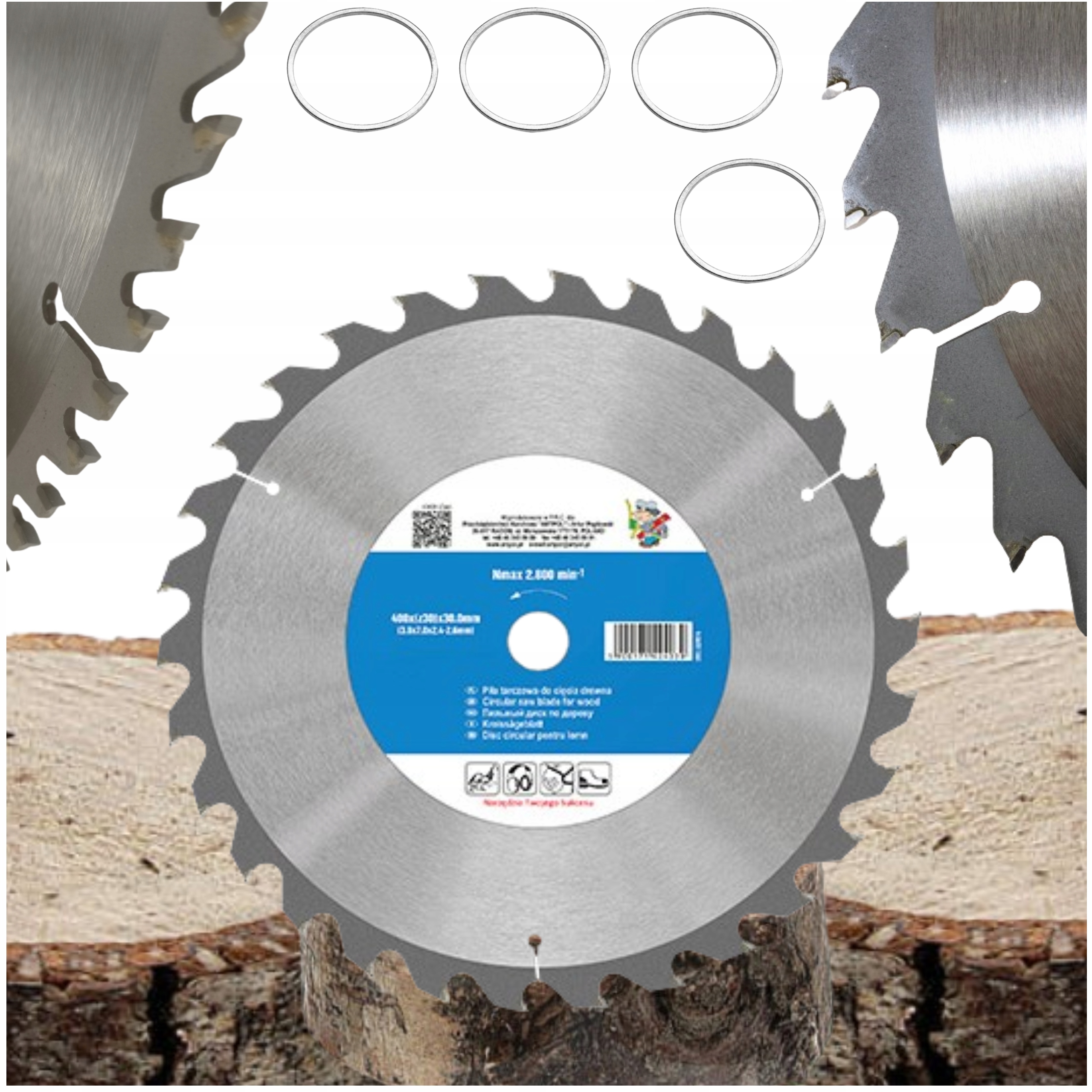Kotoučová Pila Na Řezání Dřeva 400x30,0 mm Widia 30 Zubů