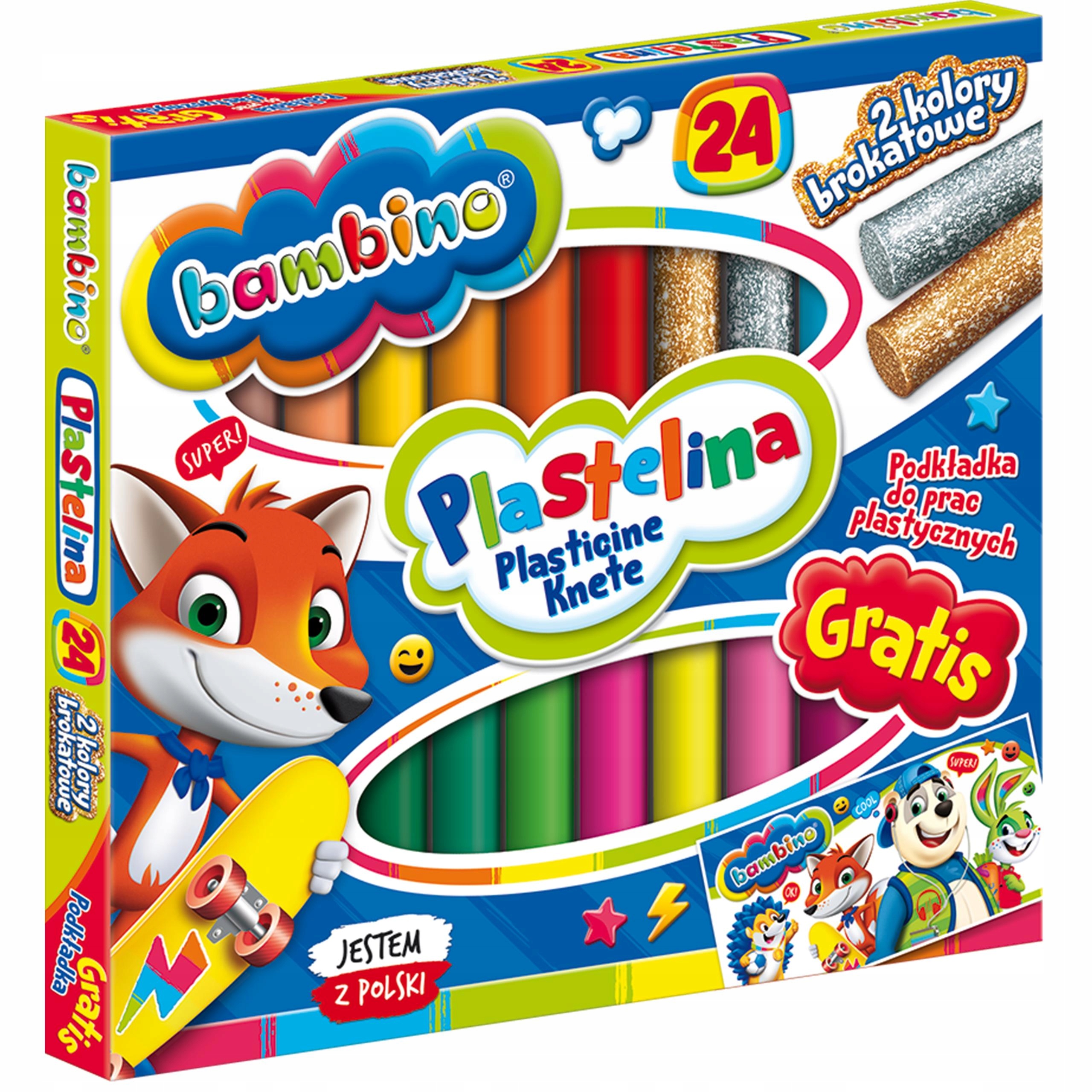

Plastelina Bambino 24 Podkładka