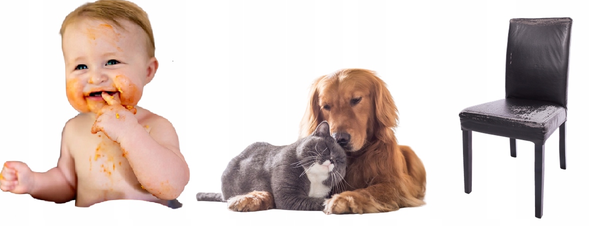 POKROWCE POKROWIEC NA KRZESŁO 6SZT zestaw SZARY GŁADKI Materiał wykonania poliester