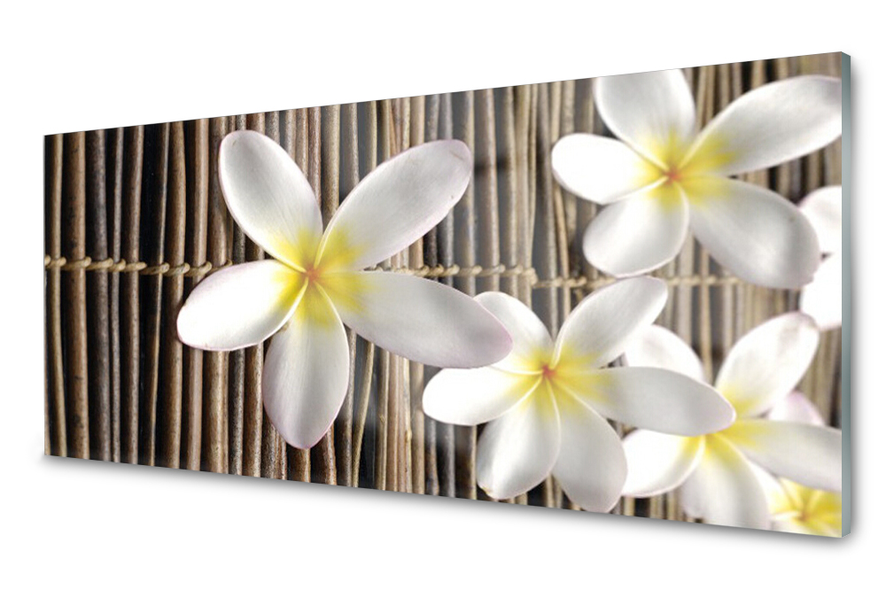 

Panel szklany do kuchni Kwiaty Roślina 125x50