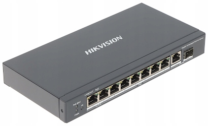 Switch Poe DS-3E0510HP-E 8-PORTOWY Sfp Hikvision