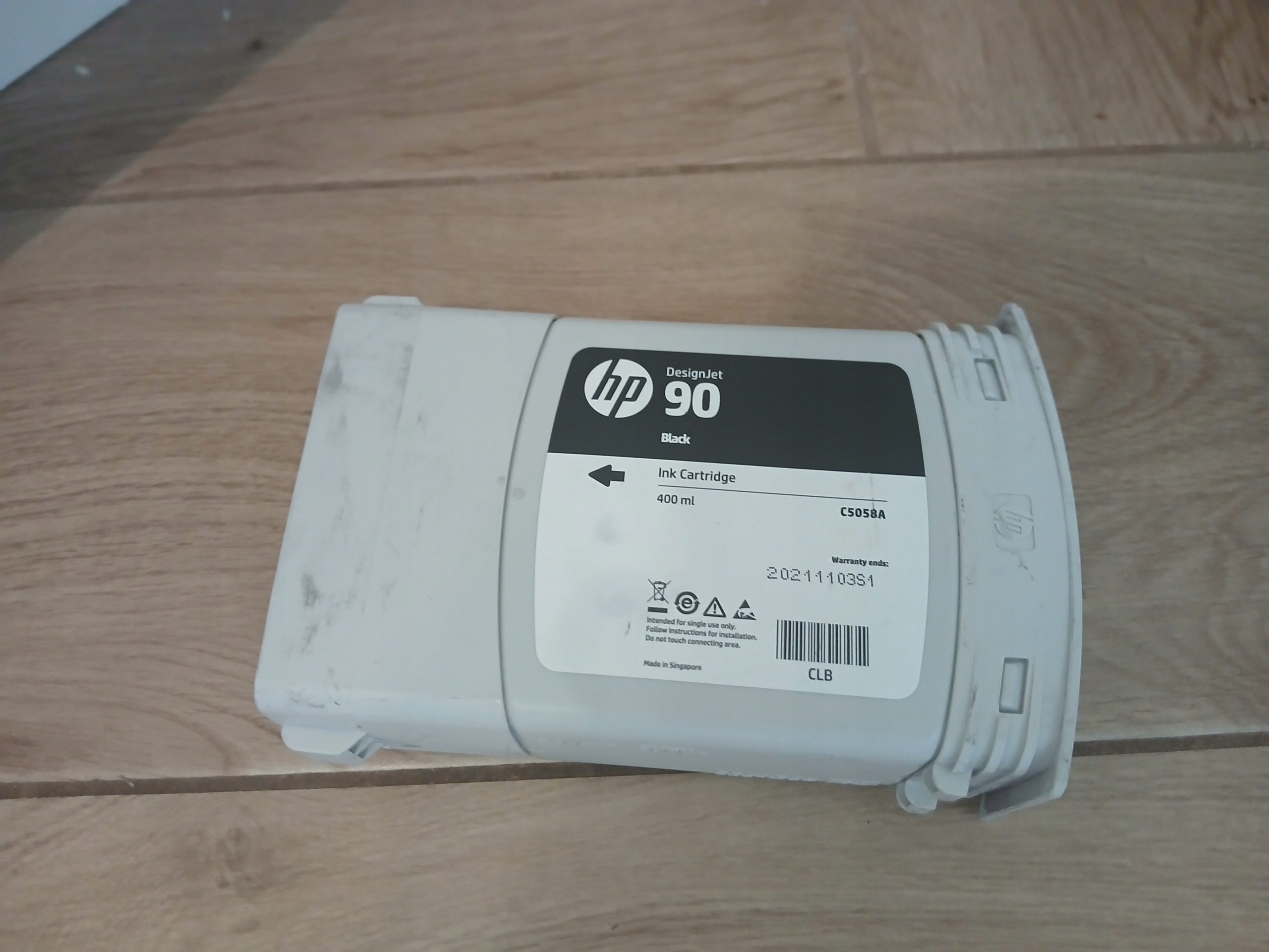 Inkoust Hp 90 Black C5058A černý (black) Originální