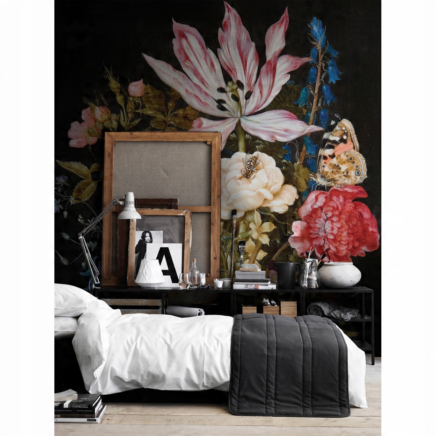 

Flizelina tapeta Bukiet kwiatów vintage 208x146 cm