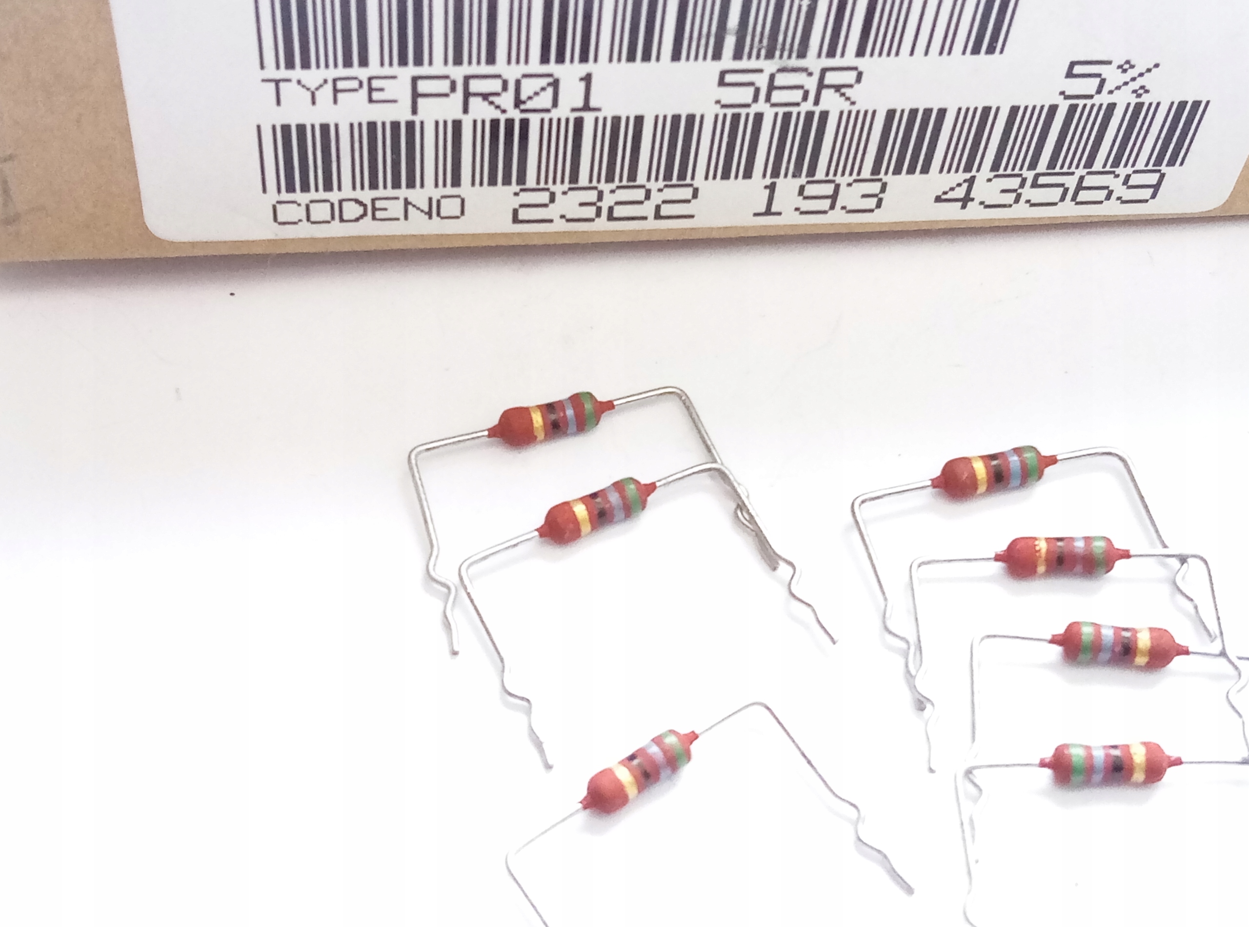 [40szt] Rezystor 56R 1W 5% PR01 Philips