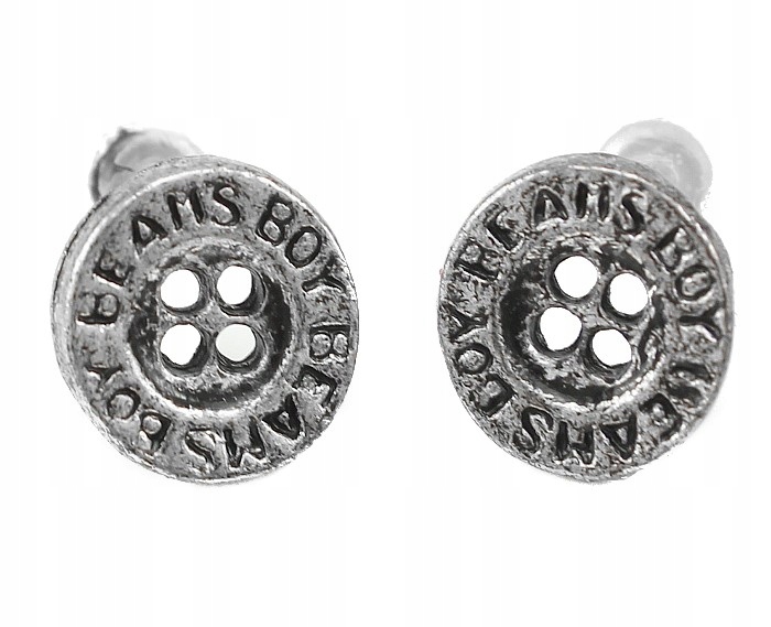 

Kolczyki Srebrne Guziki