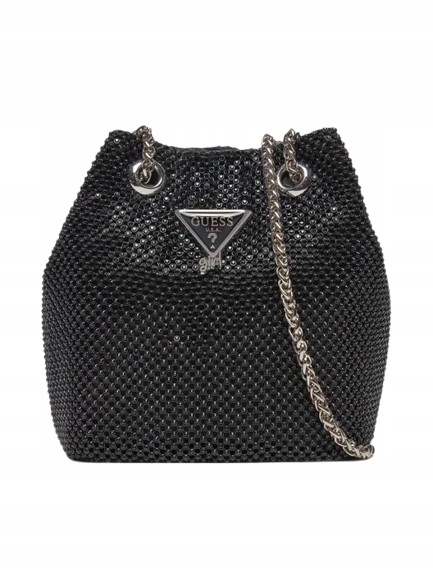 Guess Taška Malá Černá V Zirkony 15x19x8 Gła